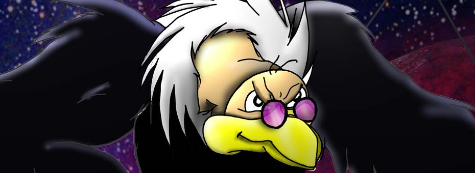 Vinney the Vulture Character - Color Artwork