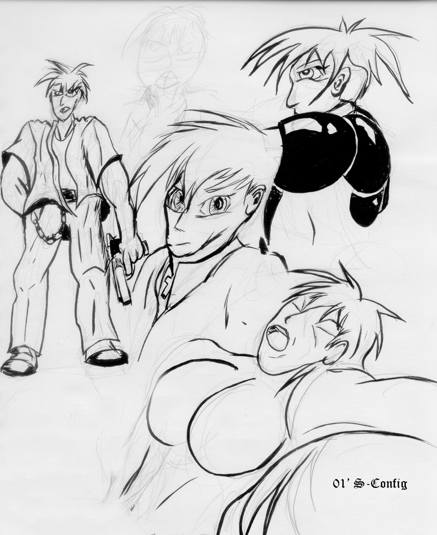 Anime Sketches.