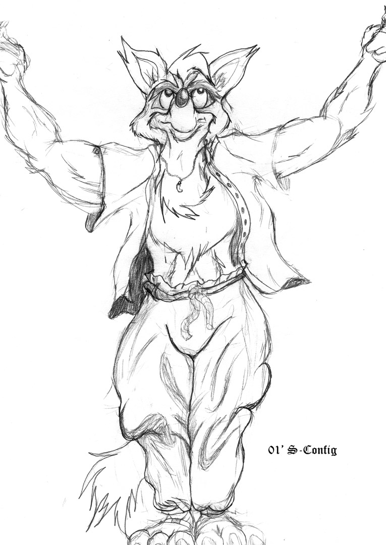 Kai the Coyote - Sketch.