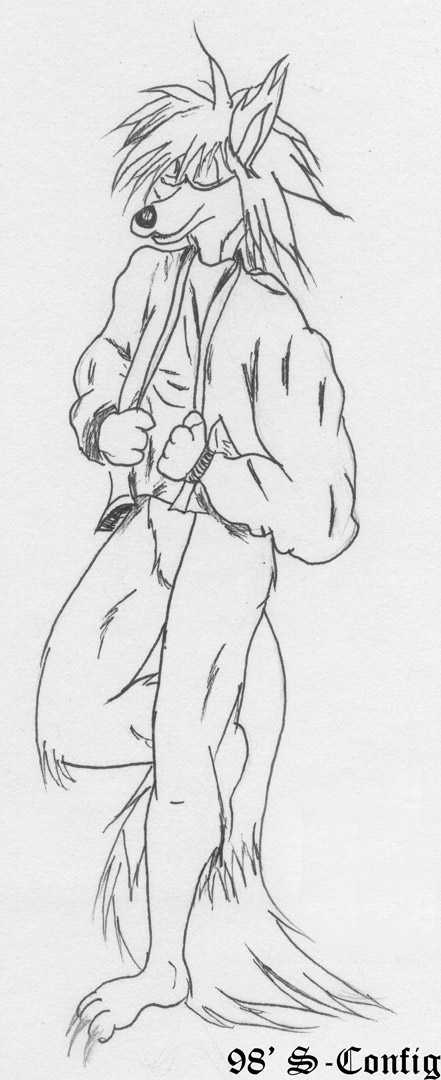 Fox Standing Sketch