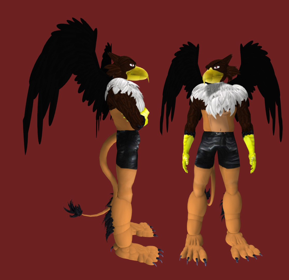 Riot Ornitz of Second Life - Gen 1 - Gryphon