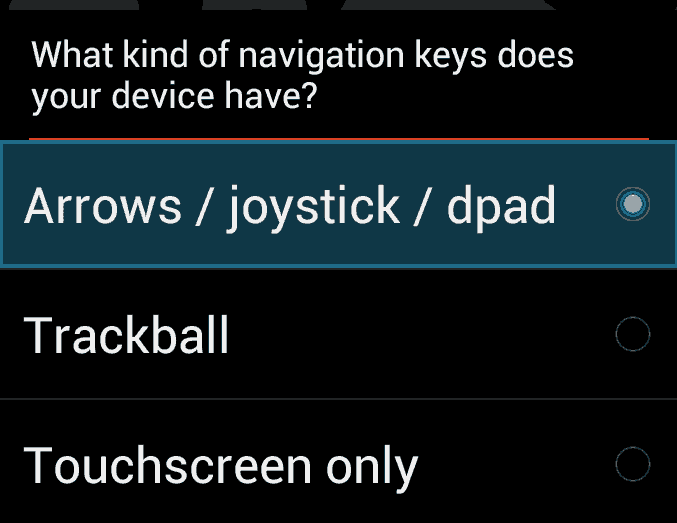 Ouya SuperTux Navigation Joystick select
