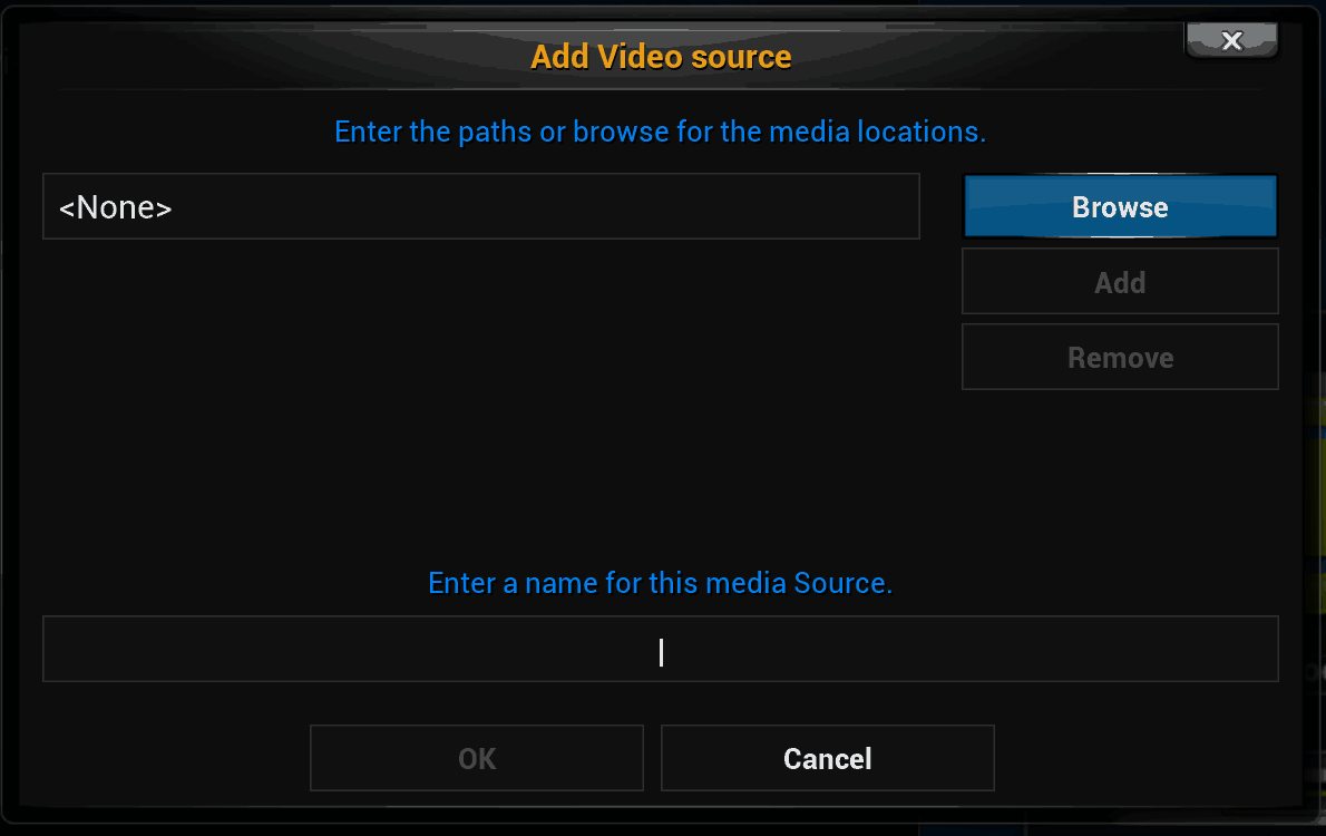 XBMC and Kodi Searching for DLNA