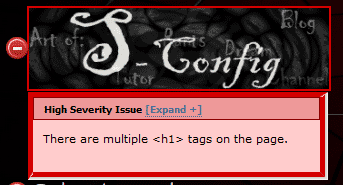 Multiple H1 Tags in the Angular theme on Logos for website cleanup.