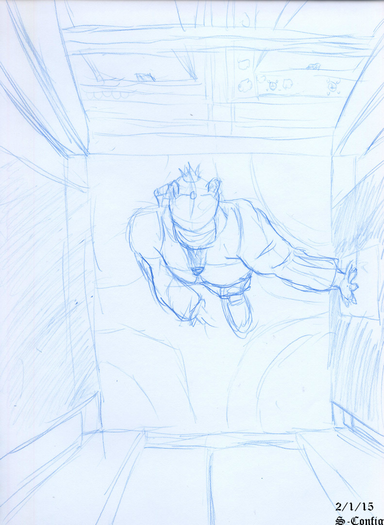 Sketch 2015 - elevator action.