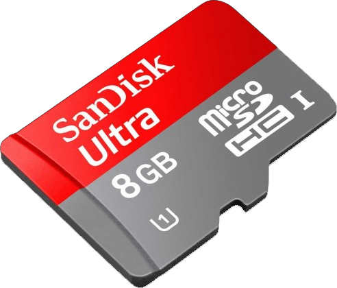 SanDisk - SDHC UHS-1 Class 10 micro-sd card.
