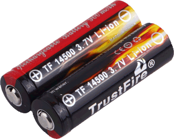 Trustfire - 900mAh 14500 Battery 