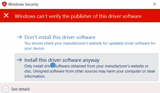 XBCD v2 - Warning and confirm installation.