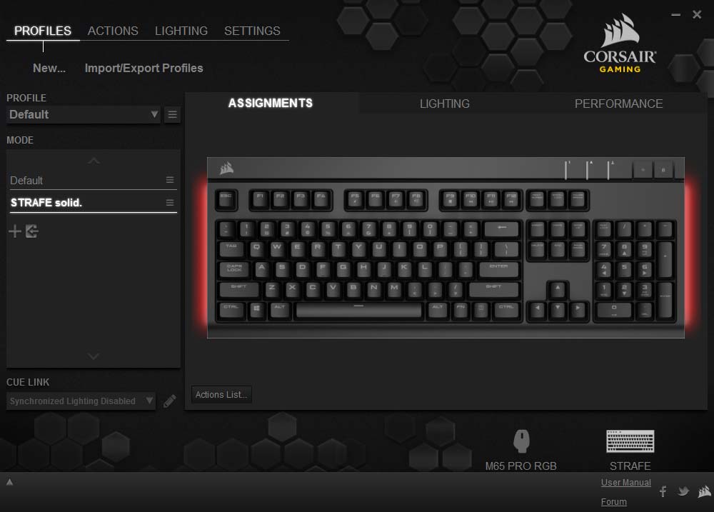 Corsair Strafe Mechanical Keyboard Software.