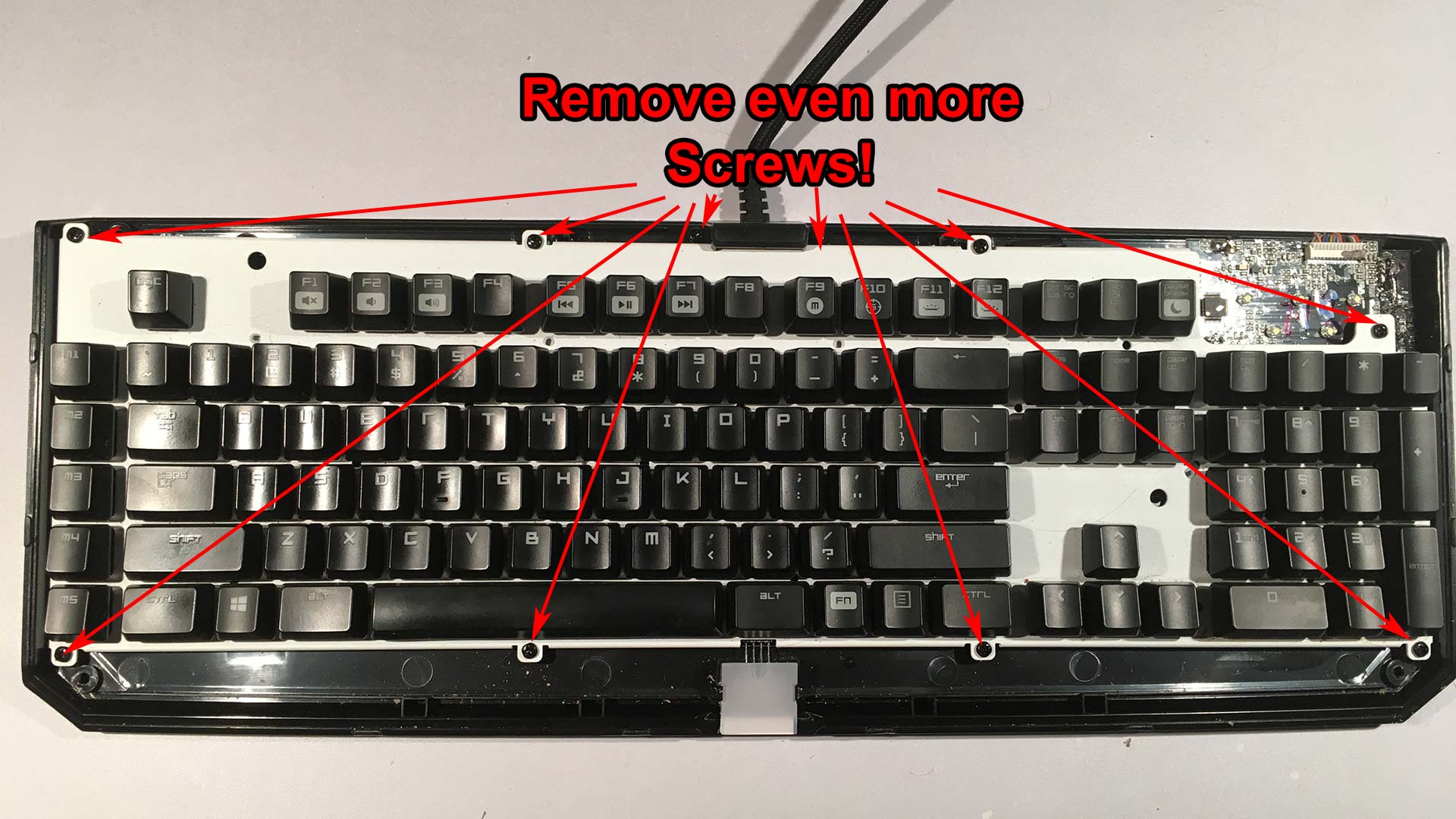 Razer Blackwidow Chroma 2014 – Disassembly and Repair. – S-Config