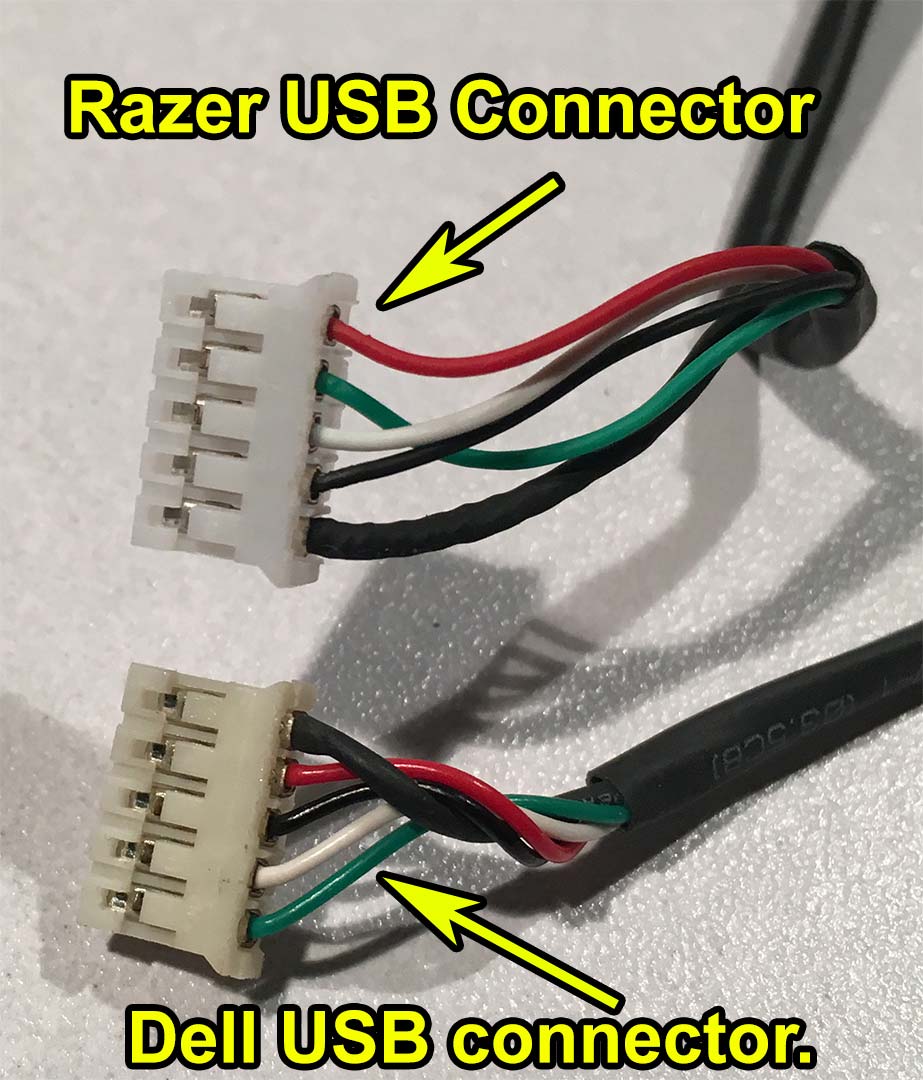 5-pin USB Cable comparison.