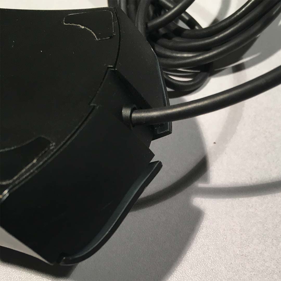 Replacement mouse cable cosmetic effect.
