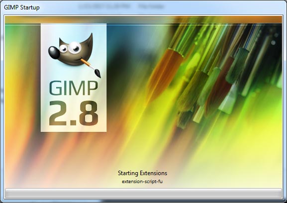 Launching GIMP 01