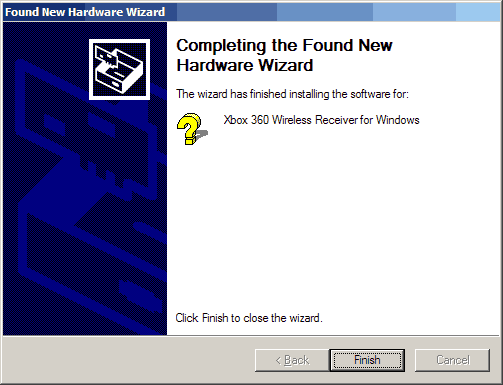 Xbox 360 china hardware installation tutorial - hardware wizard finished.