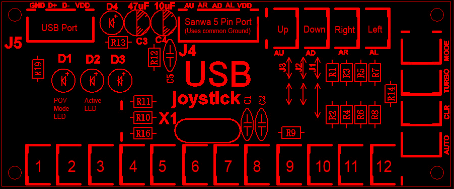 Zero delay USB Joystick Encoder. – S-Config