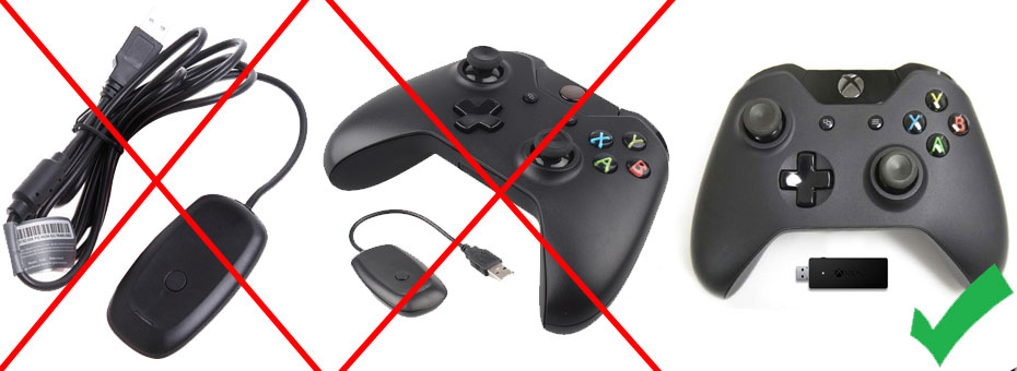 Clarification about Xbox One controllers.
