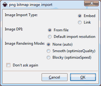 Bitmap image Import.
