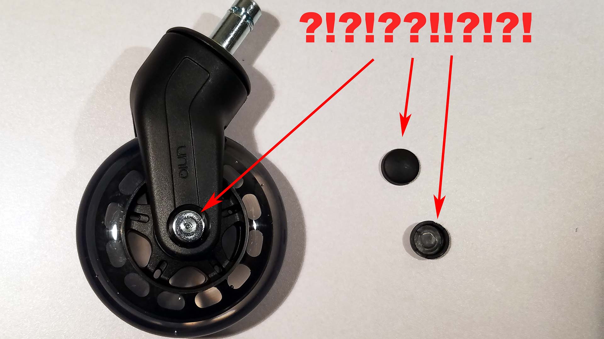 plastic caps falling out of the wheels instantly.