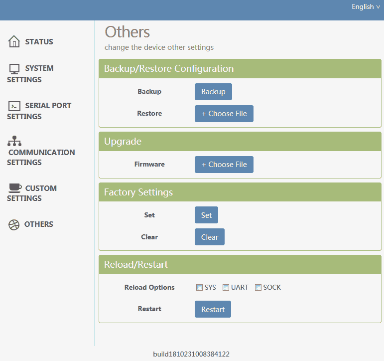 HF2211 - Website - Other Settings.