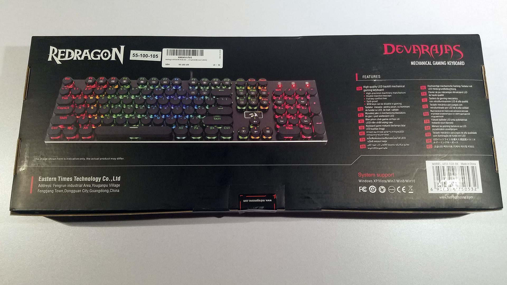 RedDragon K556-RK Devarajas Keyboard.