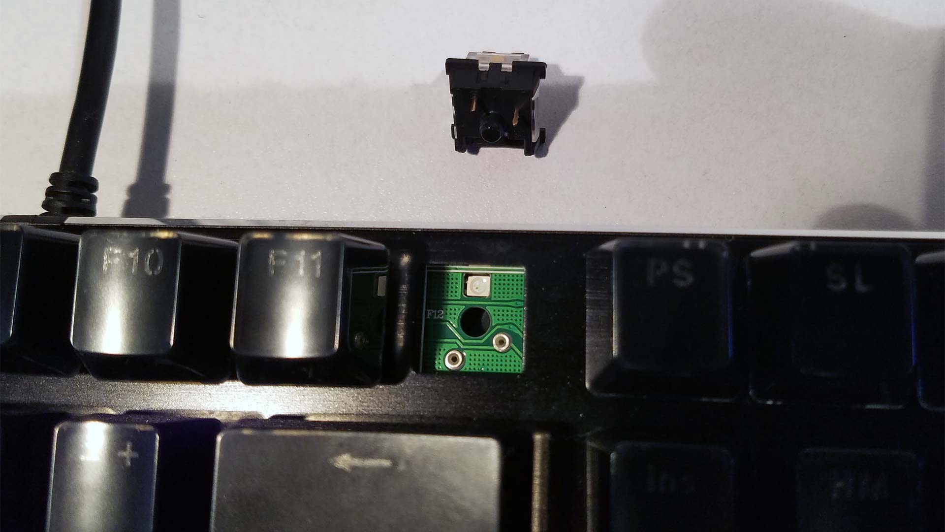 RedDragon Key Switch removed.