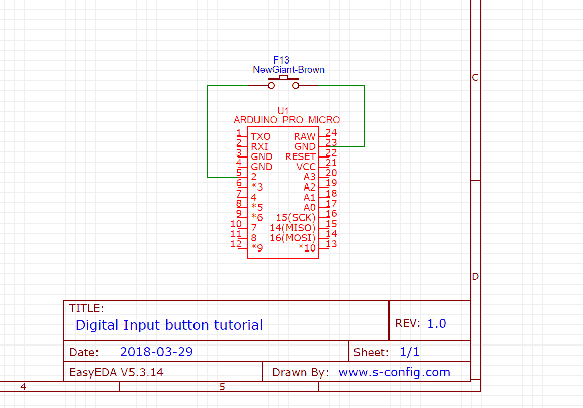 Arduino-Basics - Digital input.
