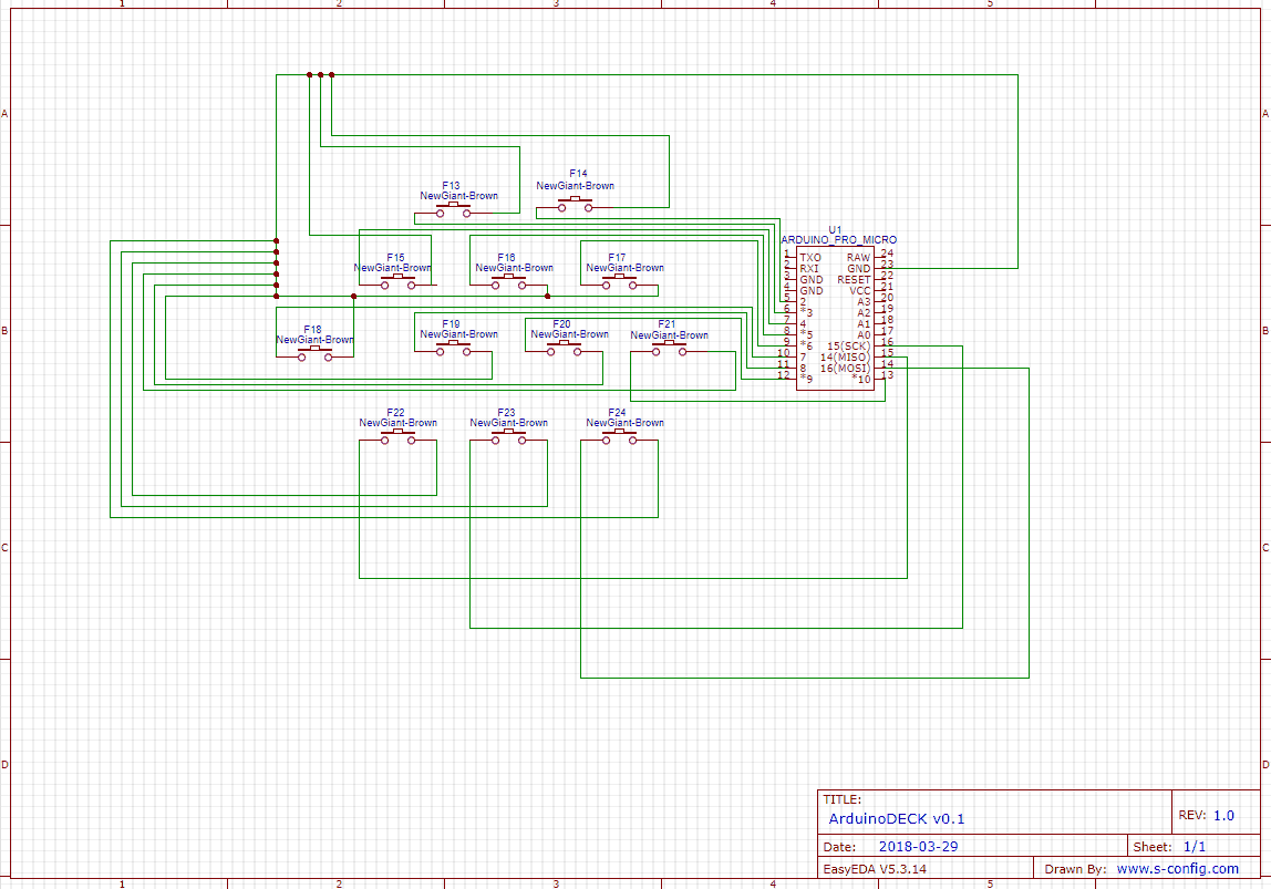 ArduinoDECK Schematics