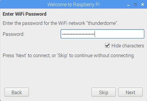 Raspberry Pi - Super secret wireless password.