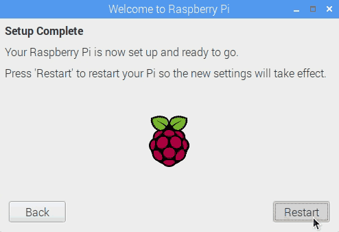 Raspberry Pi Setup Complete.