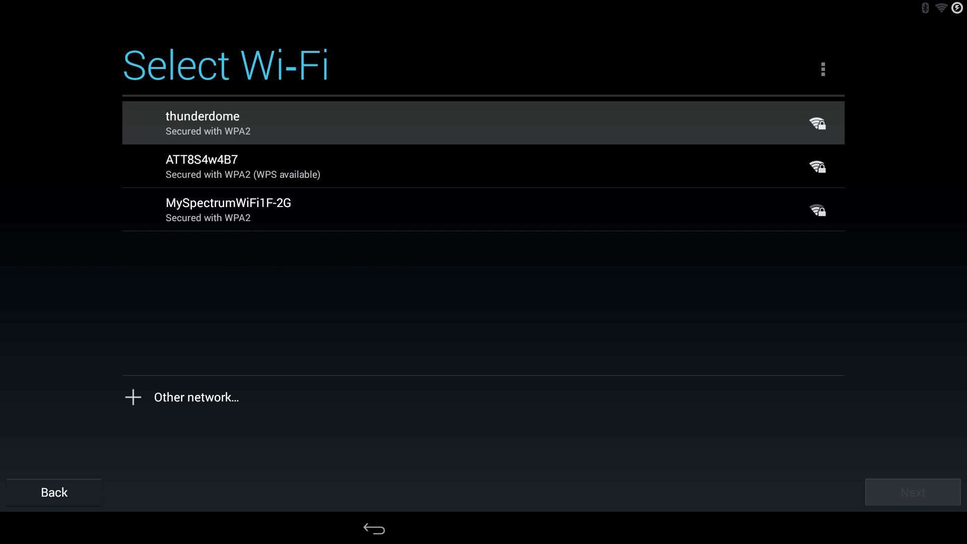 Lineage - Wi-Fi setup.