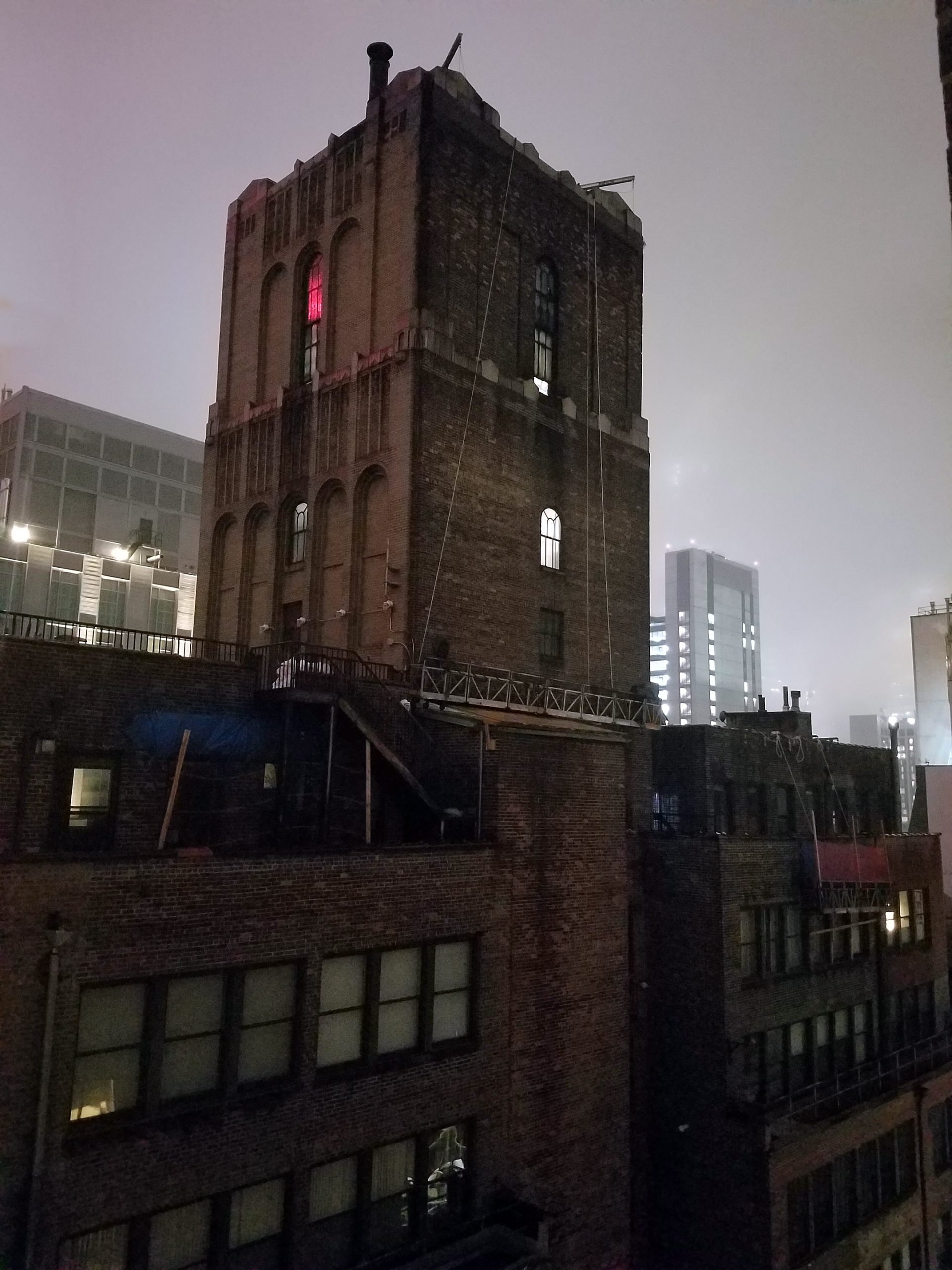 West 41st and 8th Ave Manhattan - Looking upwards.