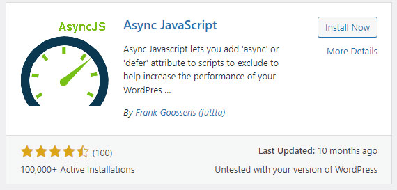 Async JS Plugin.