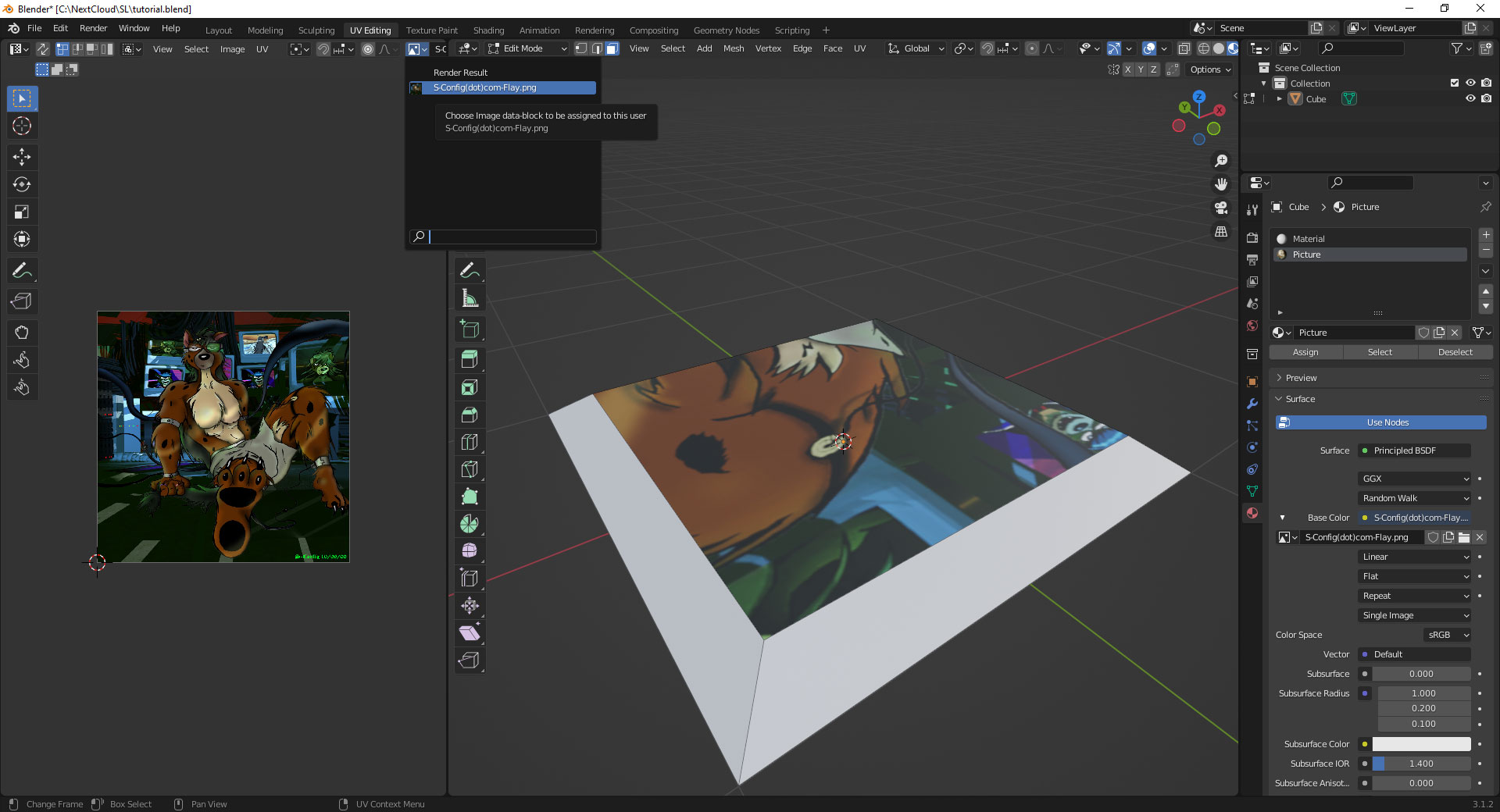 Raster onto 3d.