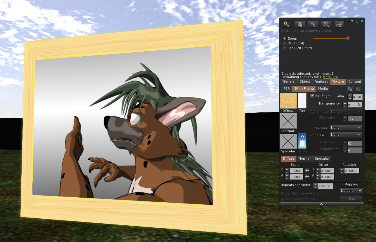 Resize and full bright.