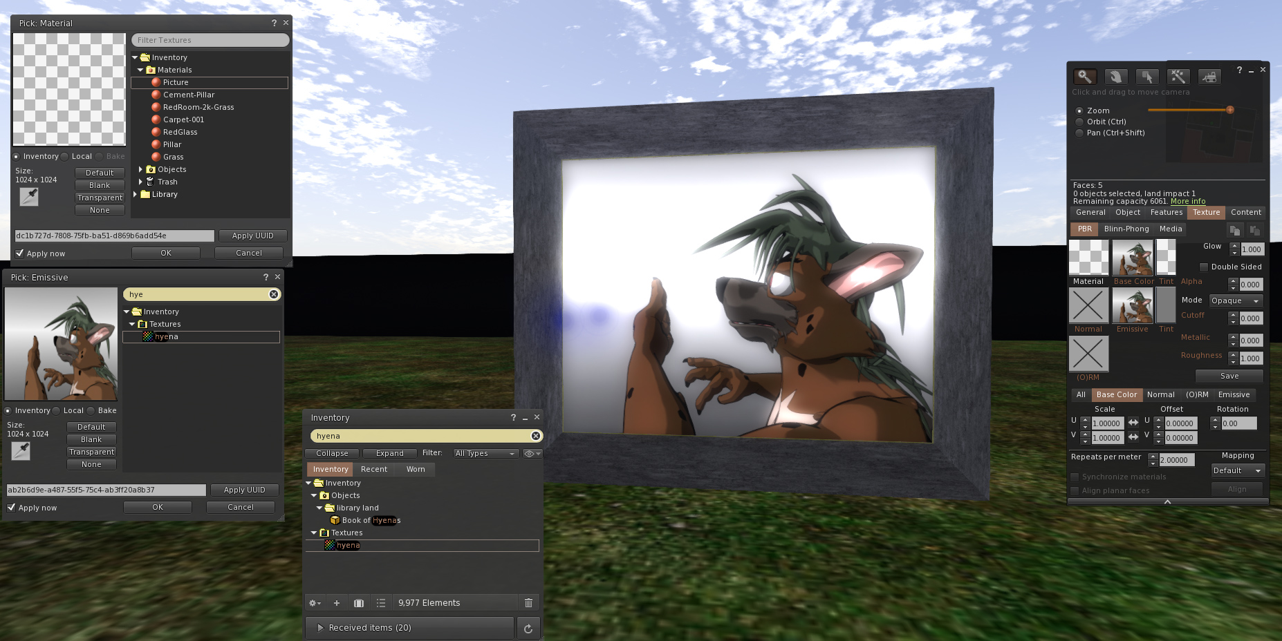 PBR mimicing full-bright on a Prim in SecondLife