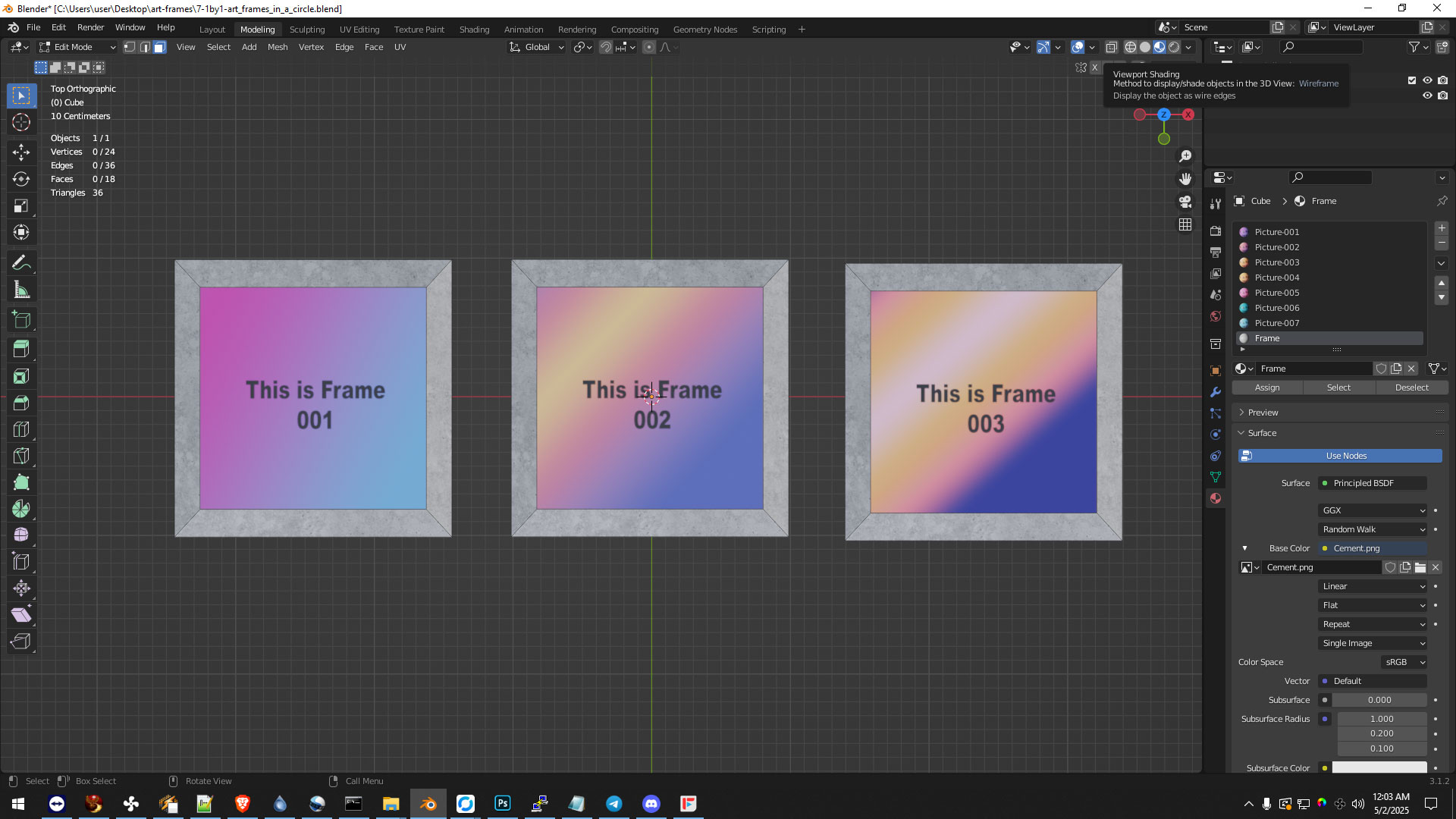 Frame Distortion - The beggining