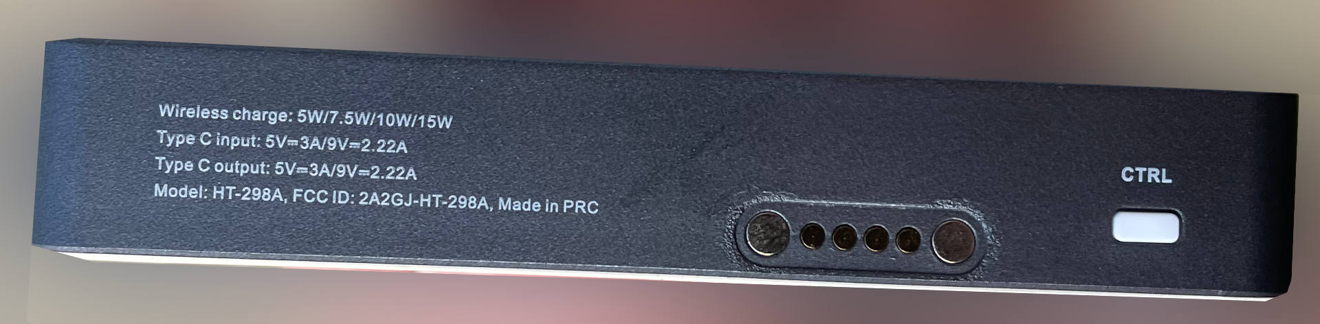 USB Programming port on the side of the Heltec MeshPost QI2