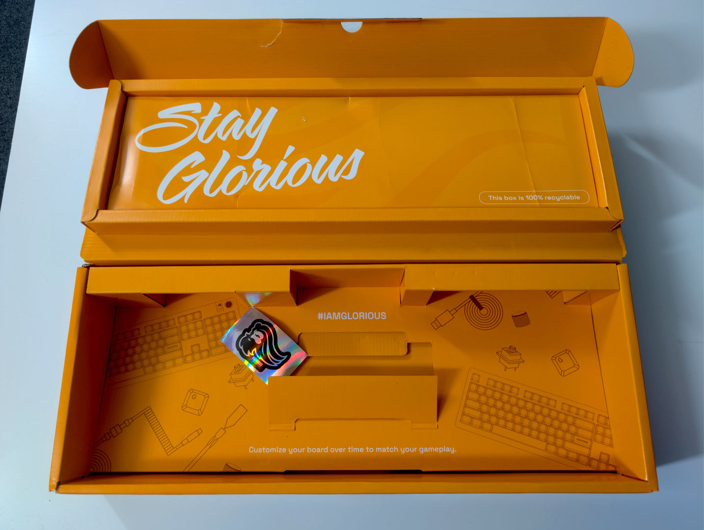 Glorious empty boxing video.