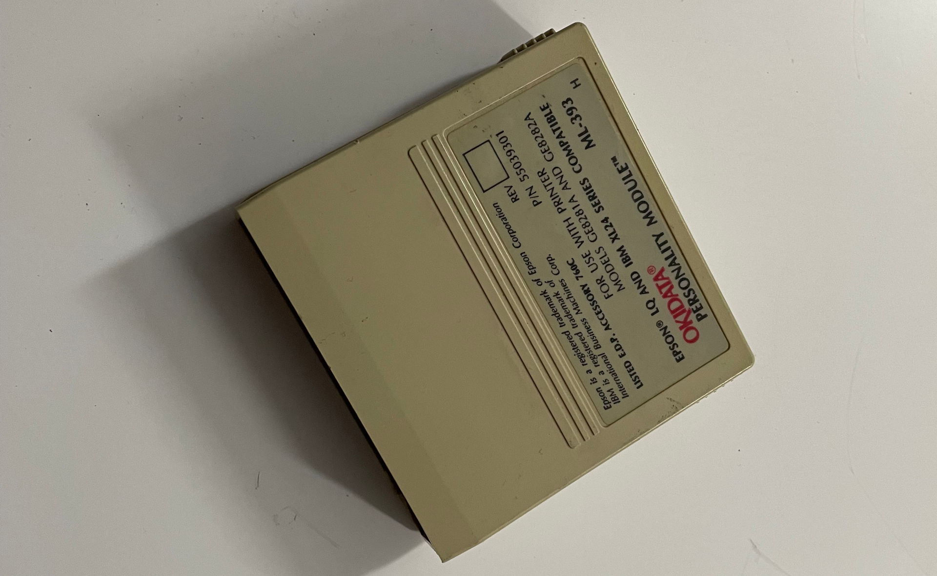 Okidata 393 personality cartridge.