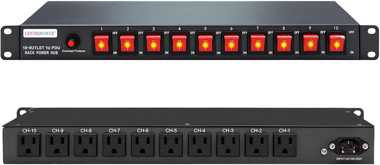 Network Rack Power Switch.